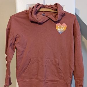 Girls old Navy french terry hoodie size 6/7